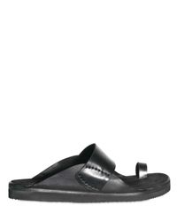 Ann Demeulemeester | Black One Finger Sandals for Men | Lyst