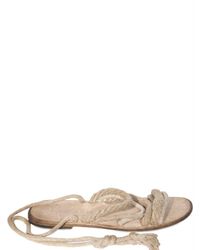 Dolce & Gabbana | Natural Rope Sandals for Men | Lyst