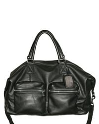 Dolce & Gabbana | Black Textured Nappa Weekender Luggage for Men | Lyst