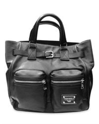 Dolce & Gabbana | Black Washed Nappa Top Handle | Lyst