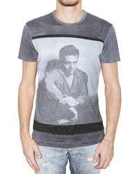 Dolce & Gabbana | Blue James Dean Silk Jersey T-shirt for Men | Lyst