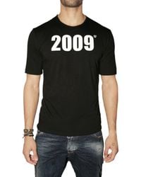DSquared² | Black Reversible Goodbye Welcome T-shirt for Men | Lyst