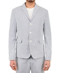 DSquared² | Blue Pinstripe Seersucker Jacket for Men | Lyst