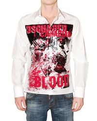 DSquared² - Black Long Sleeve Shirt for Men - Lyst