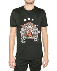 Givenchy | Black Clown Jersey T-shirt for Men | Lyst
