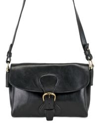 Saddlers Union | Black Small Messenger Cow Leather Shoulder Bag for Men | Lyst