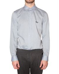 Viktor & Rolf | Blue Eyeglasses Logo Poplin Shirt for Men | Lyst