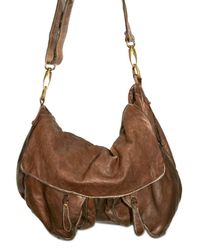 Giorgio Brato | Brown Washed Calfskin Messenger Shoulder Bag for Men | Lyst