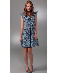 Marc By Marc Jacobs | Blue Day Dots Dress | Lyst