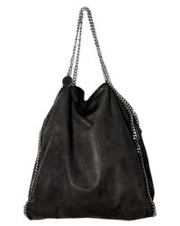 Stella McCartney | Black Mini Bella Star-print Denim Tote Bag | Lyst