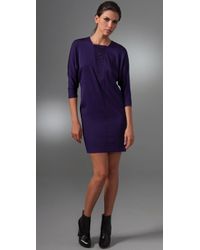 Robert Rodriguez | Purple Fringe Insert Dress | Lyst