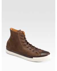Converse | Brown Chuck Taylor Clean-crafted High-tops for Men | Lyst