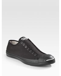 Converse | Black Jack Purcell Slip On for Men | Lyst