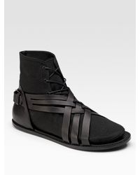 Dior Homme | Black Runway Sandals for Men | Lyst