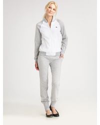 Lacoste | Gray Rib-cuff Sweatpants | Lyst