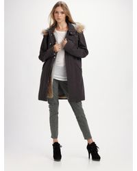Larok | Gray Rabbit Fur Vest & Parka | Lyst
