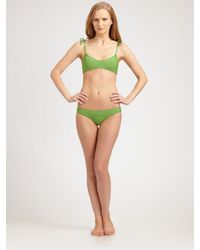 Lisa Marie Fernandez | Green Tied Two-piece Bikini | Lyst