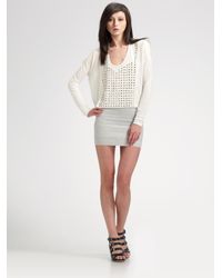 Pleasure Doing Business | White High-waist Bandage Skirt | Lyst