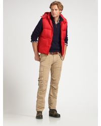 Polo Ralph Lauren | Natural Herringbone Cargo Pants for Men | Lyst