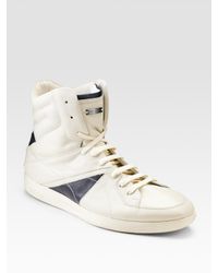 Alexander McQueen X Puma | White Descent High-top Sneakers for Men | Lyst