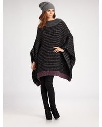 Rag & Bone | Black Kemble Poncho | Lyst