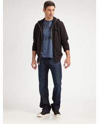 Royal Underground | Black Full-zip Hoodie for Men | Lyst