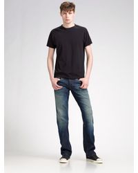 True Religion | Black Geno Slim Big T Mens Pant for Men | Lyst