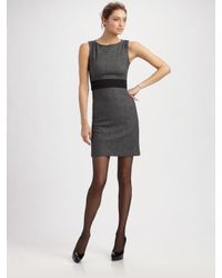 Alice + Olivia | Gray Josie Strappy Back Dress | Lyst
