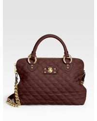 Marc Jacobs | Brown Quilting The Standard Bag | Lyst