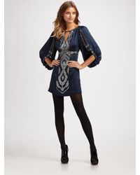Nanette Lepore | Blue Star Cross Dress | Lyst