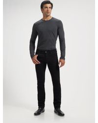 Prada | Gray Long-sleeve Tee for Men | Lyst