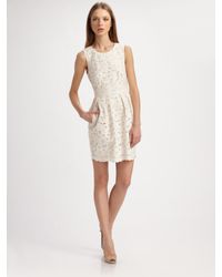 Stella McCartney | White Dewberry Cotton Lace Dress | Lyst