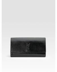 Saint Laurent | Black Belle De Jour Clutch Bag | Lyst