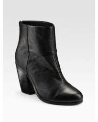 Rag & Bone | Black Newbury Ankle Boots | Lyst