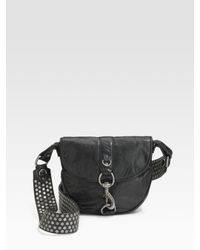 Rebecca Minkoff | Black Lust Studded Leather Crossbody Bag | Lyst