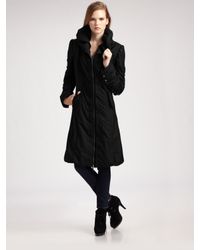 Creenstone | Black Pillow Collar Parka | Lyst