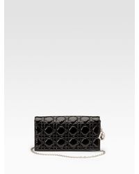Dior | Black Small Evening Clutch | Lyst