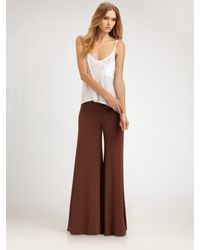 Rachel Pally | Brown Wide-leg Stretch Pants | Lyst