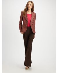 Marc Jacobs | Brown Cotton Wide Leg Pants | Lyst