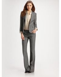 Theory | Gray Max Stretch Wool Suit Pants | Lyst