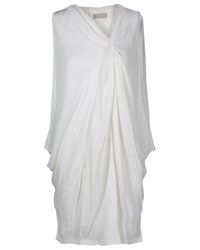 Willow | White Silk Knot-effect Dress | Lyst