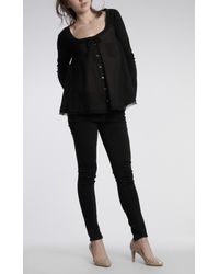 Elizabeth and James | Black Clara Top | Lyst