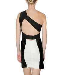 Guishem | White Slit Satin Dress | Lyst