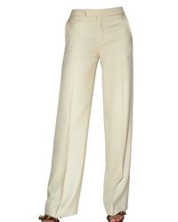 Stella McCartney | Natural Wide-leg Pants | Lyst