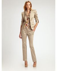 Dolce & Gabbana | Natural Slim Stretch-khaki Pants | Lyst