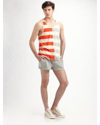 Marc By Marc Jacobs | Gray Overdyed Sweatshorts for Men | Lyst