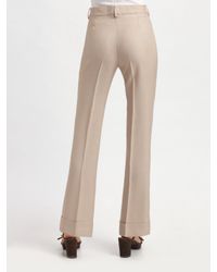 Stella McCartney | Natural Wide-leg Pants | Lyst