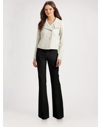 Theory | Black Nordin Stretch Cotton Pants | Lyst