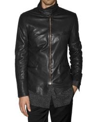Paul Smith | Black Soft Nappa Leather Jacket for Men | Lyst