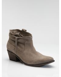 Joie | Gray Elvis Suede Ankle Boots | Lyst